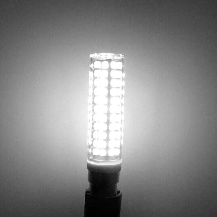 BA15D 15W 136 LEDs SMD 2835 Dimmable Corn Light Bulb, AC110V(White Light)