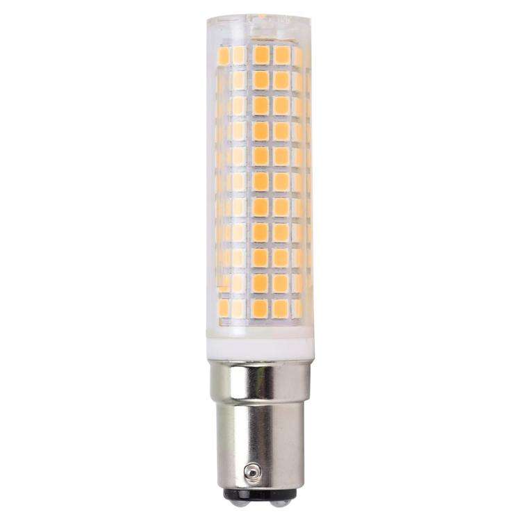BA15D 15W 136 LEDs SMD 2835 Dimmable Corn Light Bulb, AC110V(Warm White Light)