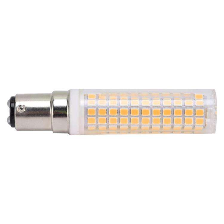 BA15D 15W 136 LEDs SMD 2835 Dimmable Corn Light Bulb, AC110V(Warm White Light)