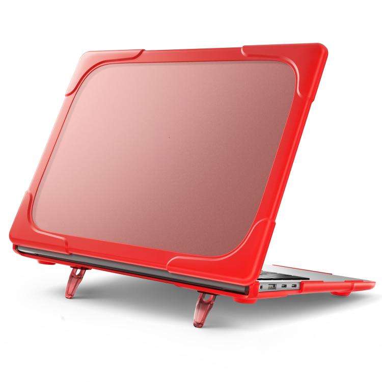 For Microsoft Surface Laptop 7 13.8 inch TPU + PC Two-color Anti-fall Laptop Protective Case(Red)