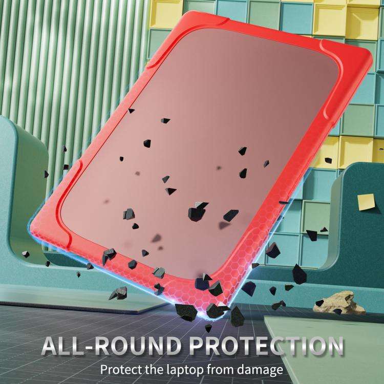 For Microsoft Surface Laptop 7 13.8 inch TPU + PC Two-color Anti-fall Laptop Protective Case(Red)