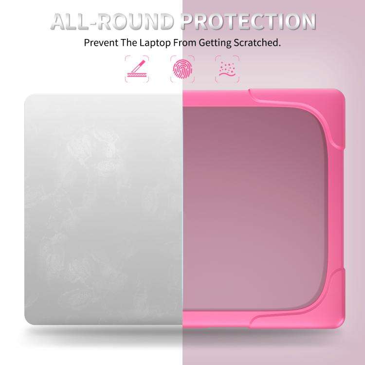 For Microsoft Surface Laptop 7 13.8 inch TPU + PC Two-color Anti-fall Laptop Protective Case(Rose...