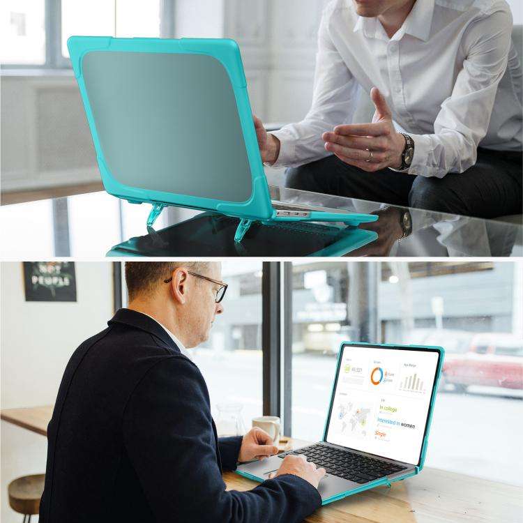 For Microsoft Surface Laptop 7 13.8 inch TPU + PC Two-color Anti-fall Laptop Protective Case(Ligh...
