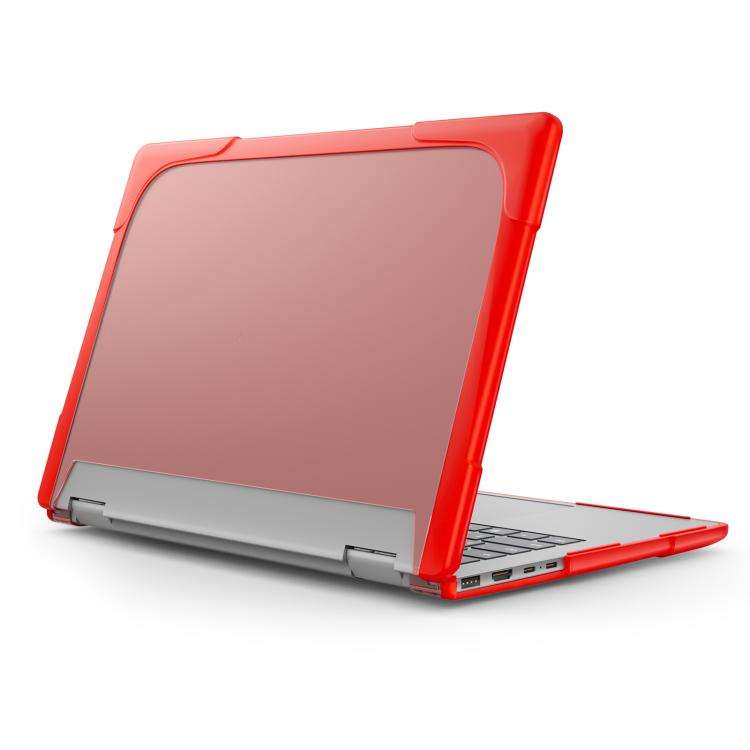 For HP ENVY X360-14 2024 TPU + PC Two-color Anti-fall Laptop Protective Case(Red)