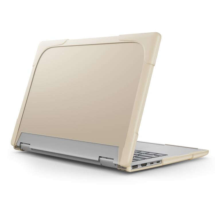 For HP ENVY X360-14 2024 TPU + PC Two-color Anti-fall Laptop Protective Case(Khaki)