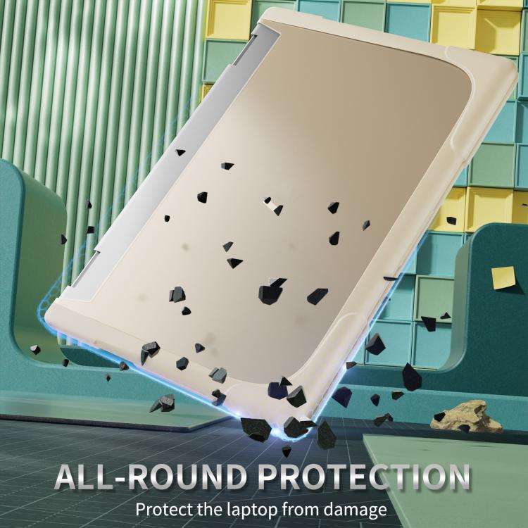 For HP ENVY X360-14 2024 TPU + PC Two-color Anti-fall Laptop Protective Case(Khaki)