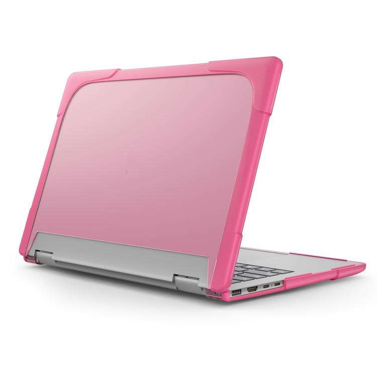 For HP ENVY X360-14 2024 TPU + PC Two-color Anti-fall Laptop Protective Case(Rose Red)
