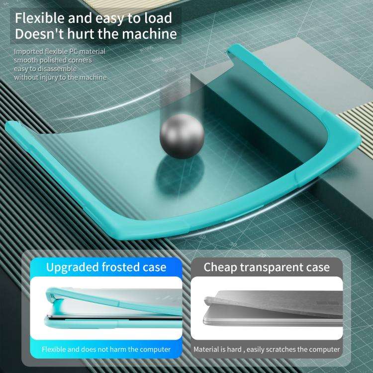 For HP ENVY X360-14 2024 TPU + PC Two-color Anti-fall Laptop Protective Case(Light Blue)