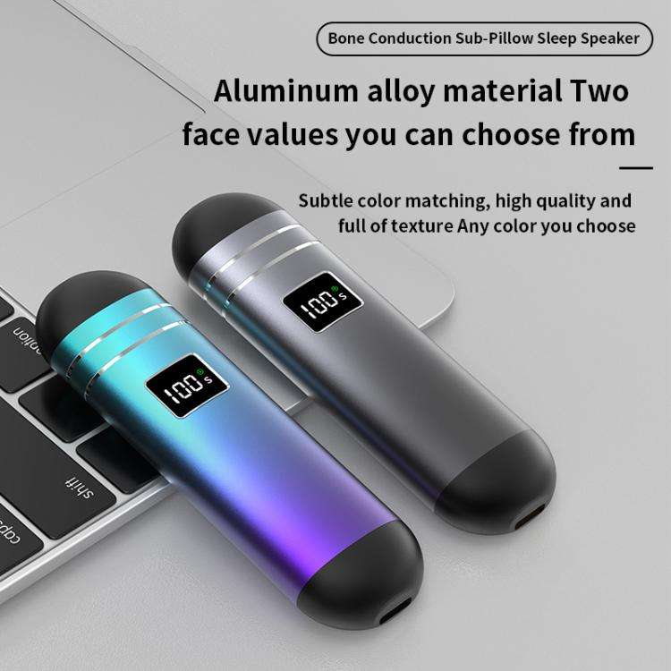QY09 Bone Conduction Bluetooth 5.3  Sleep Speaker(Purple)