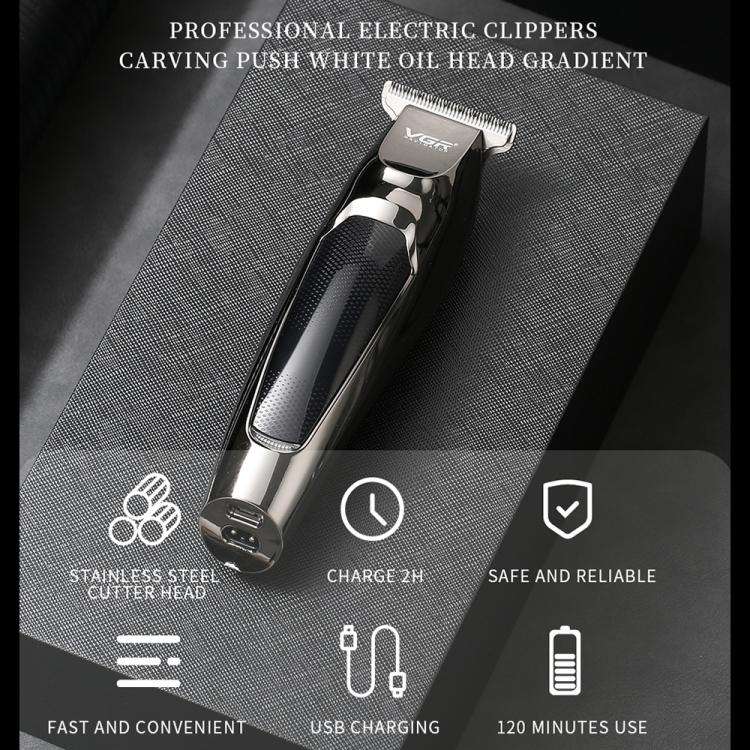 VGR V-070 10W USB 2-gears Electric Hair Clipper(Black)