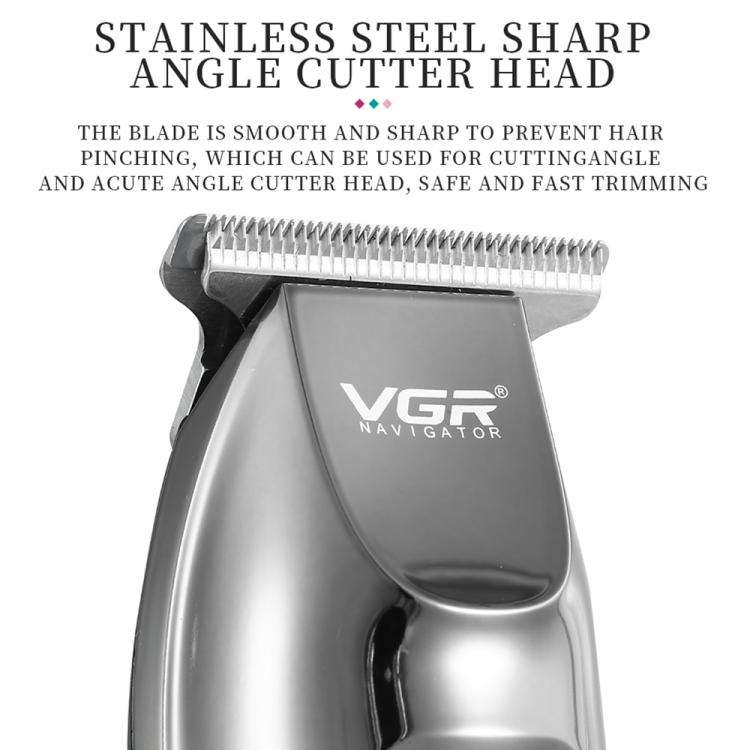 VGR V-070 10W USB 2-gears Electric Hair Clipper(Black)