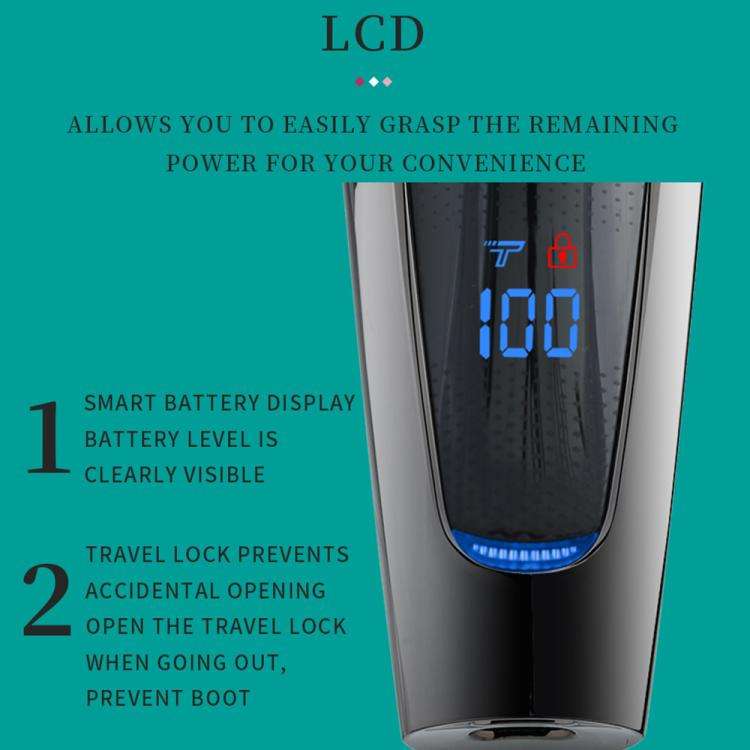 VGR V-070 10W USB 2-gears Electric Hair Clipper(Black)