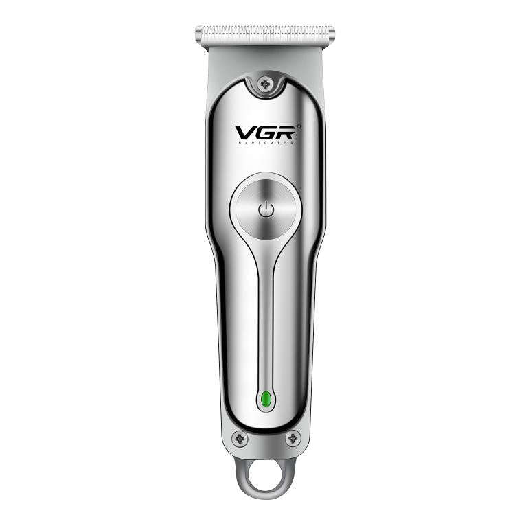 VGR V-071 5W Carbon Steel Blade USB Electric Hair Clipper(Silver)