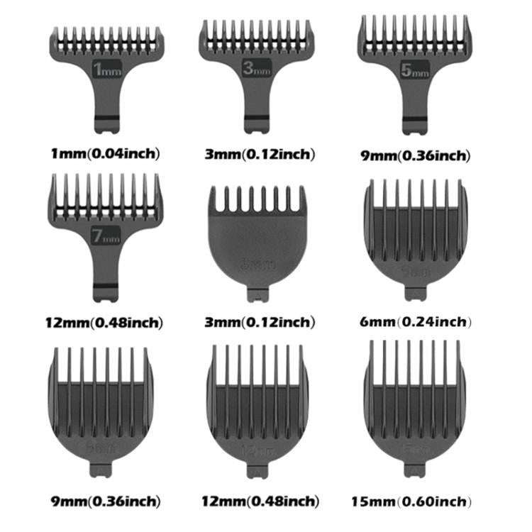VGR V-106 6-in-1 Digital Display Electric Hair Clipper Kit(Gold)