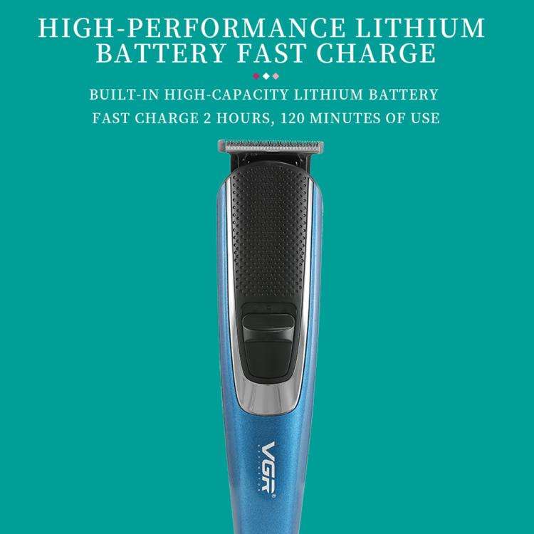VGR V-172 10W Multifunctional USB Electric Hair Clipper(Blue)