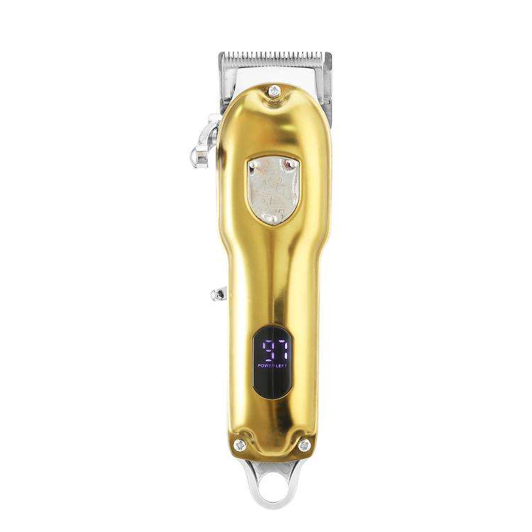 VGR V-652 Professional Digital Display USB Electric Hair Clipper(Gold)