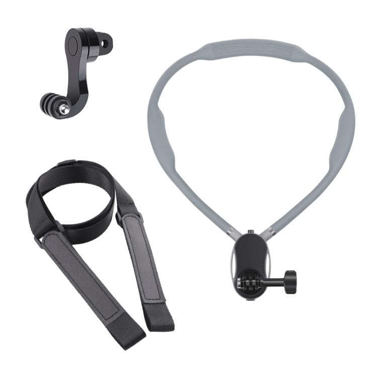 Magnetic Neck Mount Anti-shake Bracket, Type:3 in 1 J-Hook Buckle