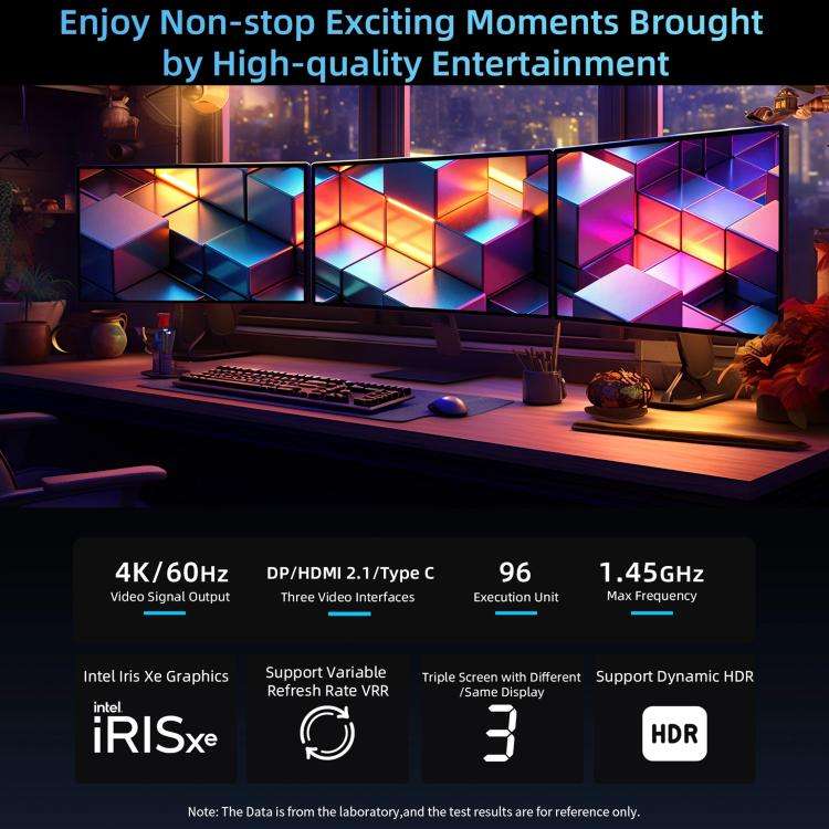 BMAX B9 Power Windows 11 Mini PC, 32GB+1TB, Intel Core i9-12900H, Support 3 Monitors Output(US Plug)