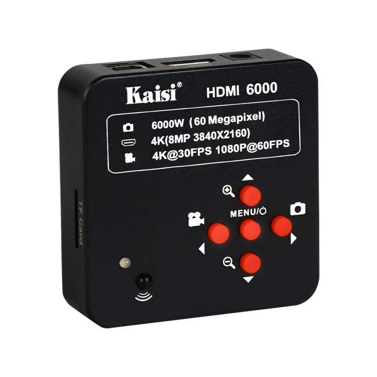 Kaisi HDMI 6000 HDMI / USB Dual Interface 60MP 4K Ultra HD Microscope Industrial Camera, Plug:EU ...