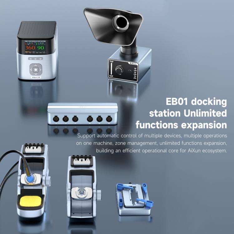 AiXun T400 320W Smart Soldering Workstation, Plug:EU Plug