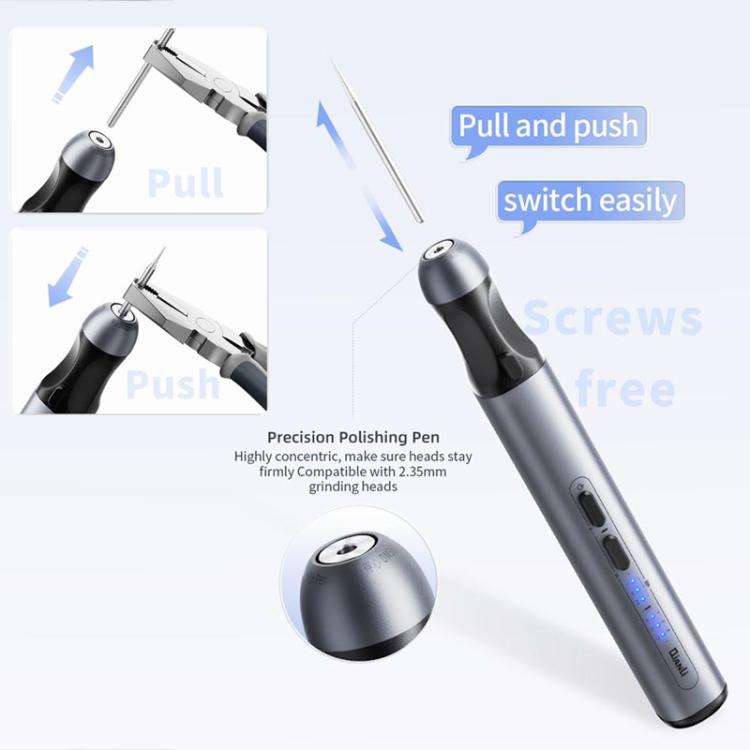 QianLi DM360 Mini Speed Adjustable Electric Grinding Polishing Pen with 7PCS Grinding Heads