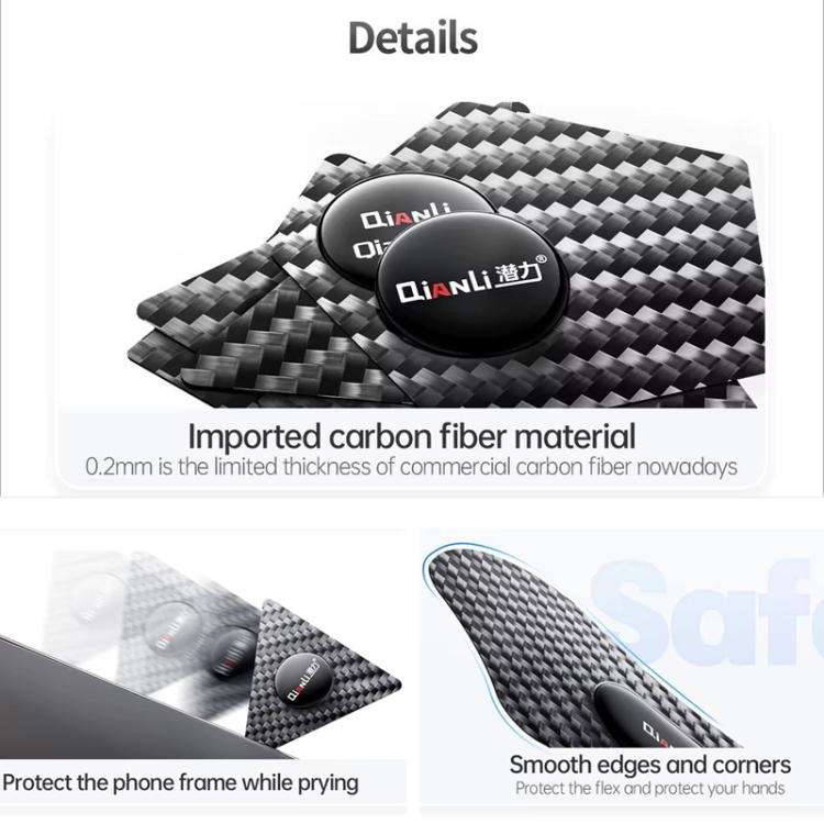 Qianli High Toughness Multifunctional Carbon Fiber Prying Tool Hexagon Shaped