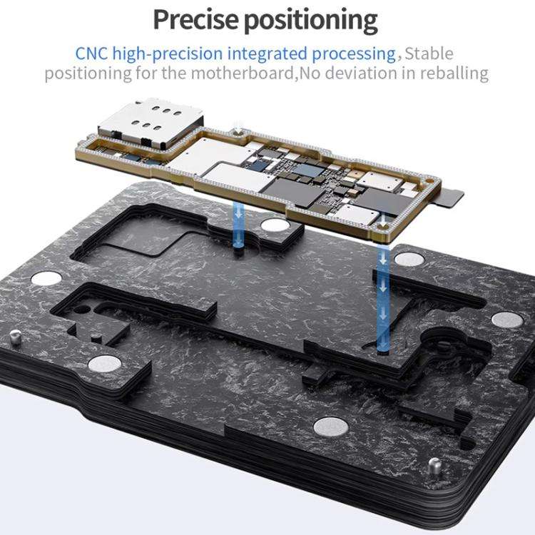 Qianli 4 in 1 Magnetic Middle Layer BGA Reballing Platform for iPhone 16 Series