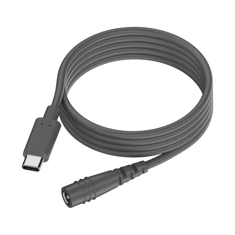 Type-C to DC 5.5x2.1mm 100W Computer Charging Adapter, Length:2m