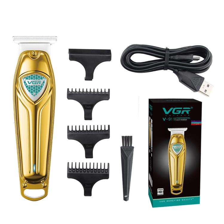 VGR V-911 USB Electric Mini Carving Hair Clipper(Gold)