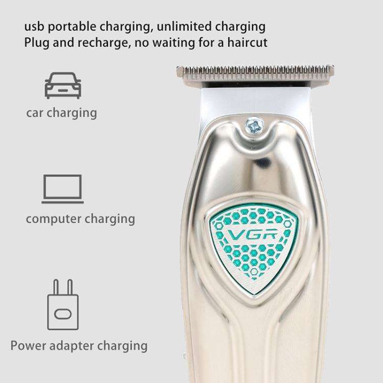 VGR V-911 USB Electric Mini Carving Hair Clipper(Gold)