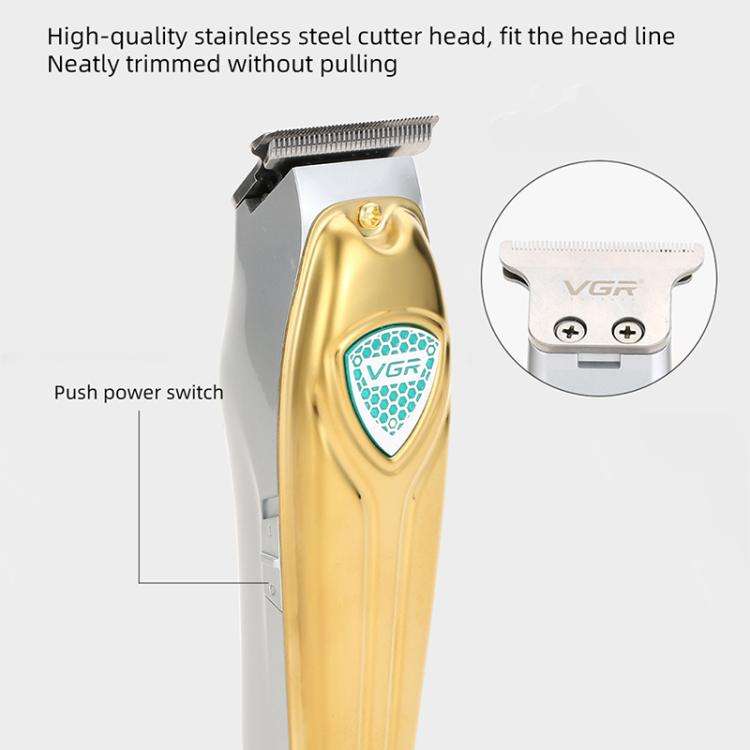 VGR V-911 USB Electric Mini Carving Hair Clipper(Gold)