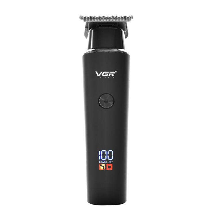 VGR V-937 LED Digital Display Salon USB Electric Hair Clipper(Black)