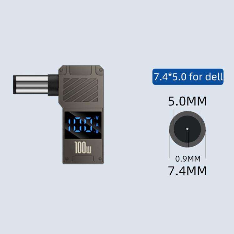 For Dell 100W Computer Charging Digital Display Adapter(Type-C to DC7.4x5.0mm)