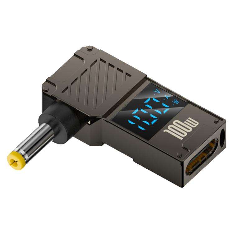 100W Computer Charging Digital Display Adapter, Specification:Type-C to DC4.0x1.7mm