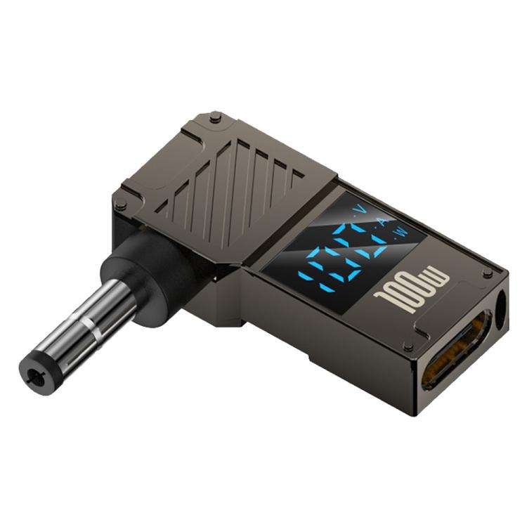 100W Computer Charging Digital Display Adapter, Specification:Type-C to DC4.0x1.7mm Center Groove