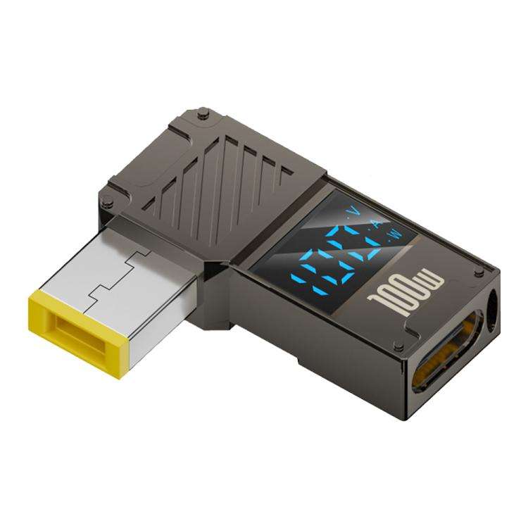 100W Computer Charging Digital Display Adapter, Specification:Type-C to Lenovo Square Port