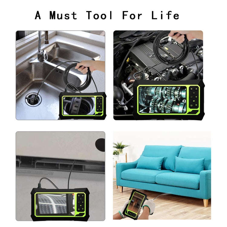 8mm 1080P IP68 Waterproof 4.3 inch Screen Single Camera Digital Endoscope, Line Length:2m