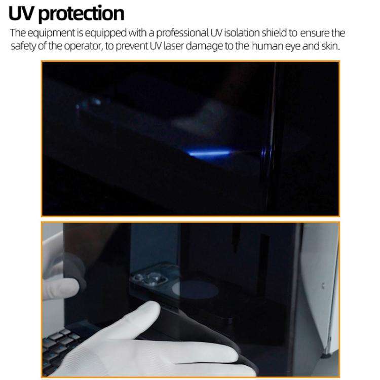 TBK 958Z 5W Purple Light LCD Screen Frame Removal Laser Machine, Plug:EU Plug