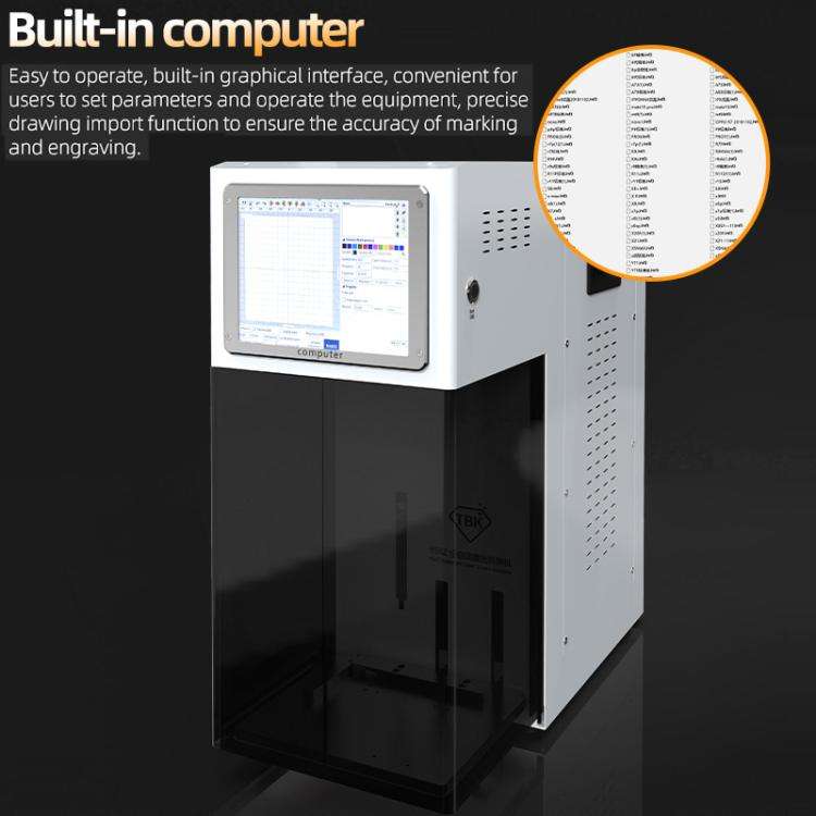 TBK 958Z 5W Purple Light LCD Screen Frame Removal Laser Machine, Plug:EU Plug
