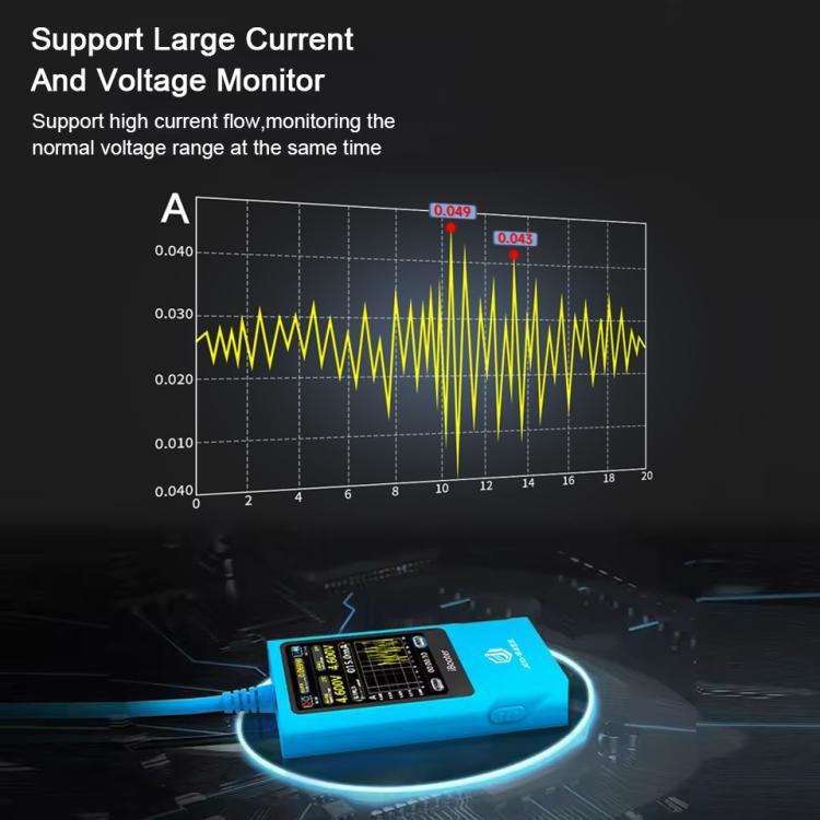 JCID iBooter Intelligent Real-time Current Analyzer Special Power Cord For iPhone 12-14 Series
