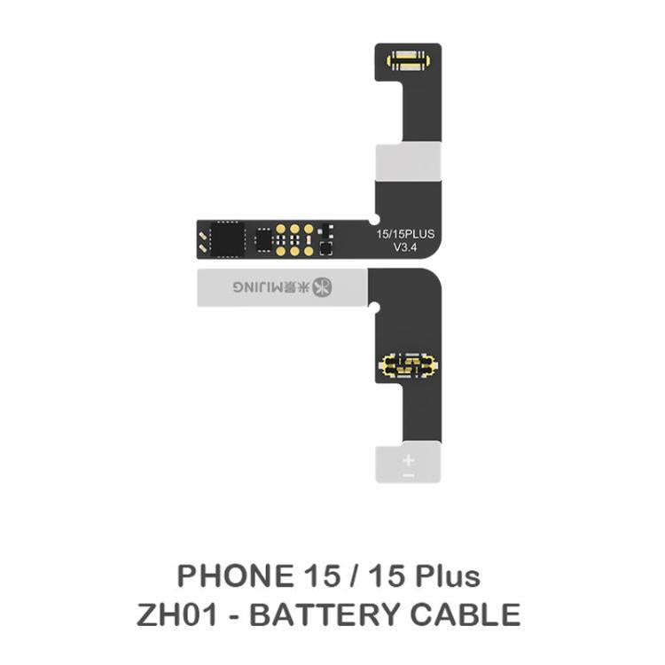 Mijing ZH01 Repair Programmer Battery External Cable For iPhone 15 / 15 Plus
