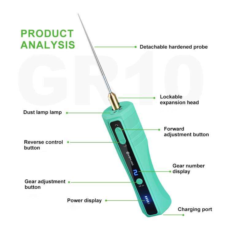 Mijing GR-10 Multifunctional Speed Adjustable OCA Electric Screen Glue Remover