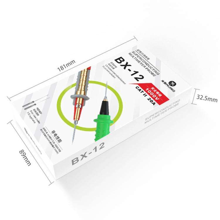 Mijing BX-12 2000V / 20A Multifunctional Stainless Steel Superconducting Multimeter Probe