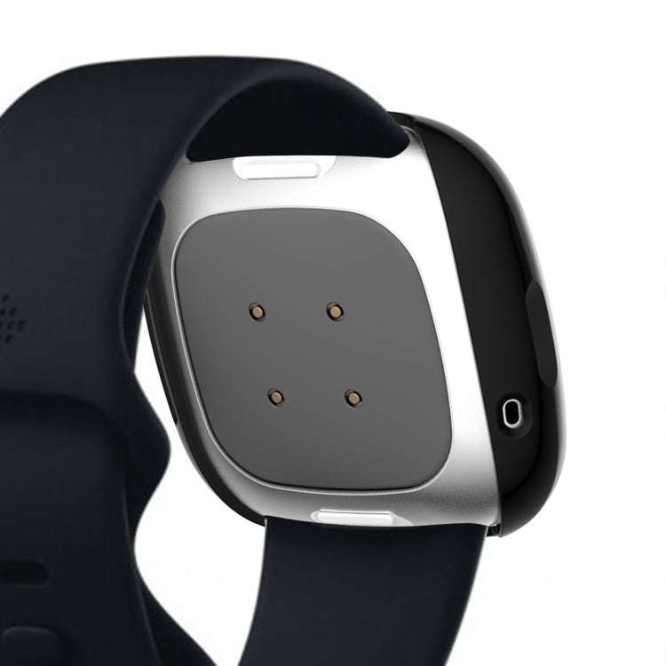 For Fitbit Versa 3 / Versa Sense Plating Full Package TPU Protective Case(Black)