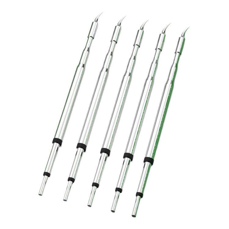 2uul 5 in 1 Soldering Iron Tips for Most C210 Soldering Station, Model:FD24 S