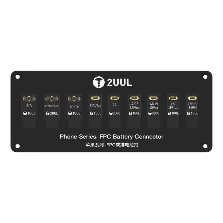 2uul BT03 FPC Battery Connector for iPhone 6 to 16 Pro Max