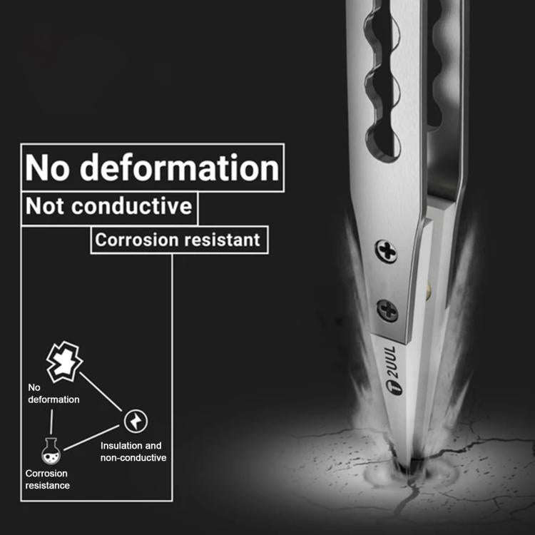 2uul TW31 Ultrahard Insulative Ceramic Tweezer