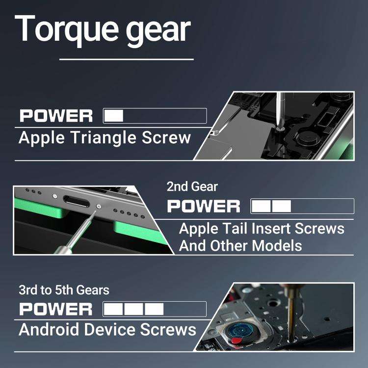 2uul SD11 Espresso Electric Screwdriver Set