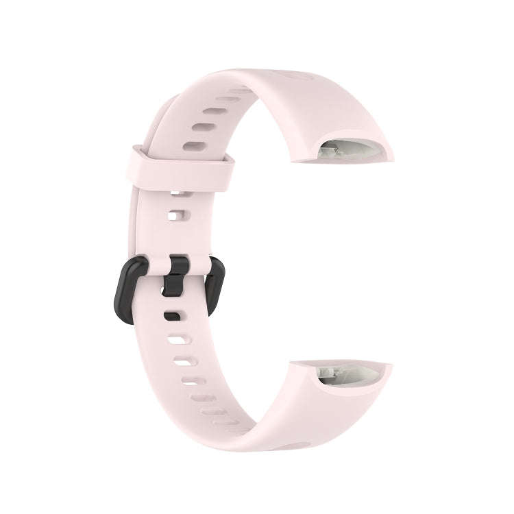 For Huawei Honor Band 5i / Band 4 Metal Buckle Silicone Watch Band, Size: Free Size(Cherry Blosso...