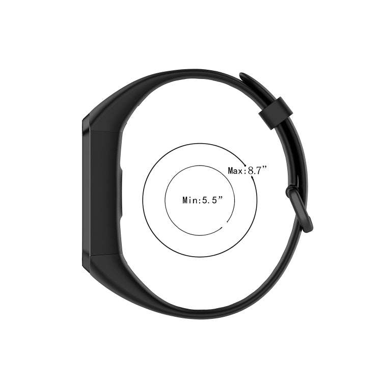 For Huawei Honor Band 5i / Band 4 Metal Buckle Silicone Watch Band, Size: Free Size(Chrysanthemum...
